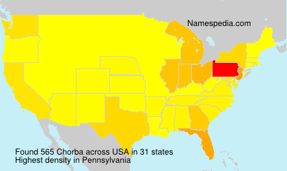 Surname Chorba in USA Surname Chorba in USA