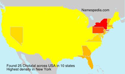 Surname Chotalal in USA Surname Chotalal in USA