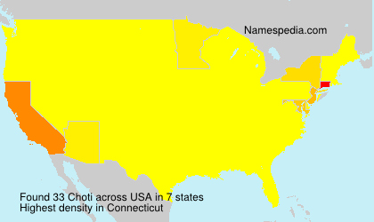 Surname Choti in USA Surname Choti in USA