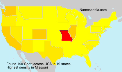 Surname Chott in USA Surname Chott in USA