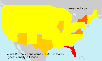 Surname Chouchane in USA Surname Chouchane in USA
