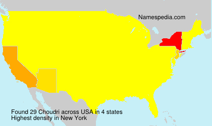 Surname Choudri in USA Surname Choudri in USA