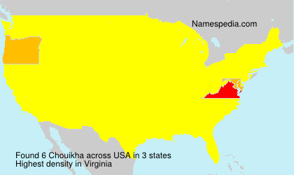Surname Chouikha in USA Surname Chouikha in USA