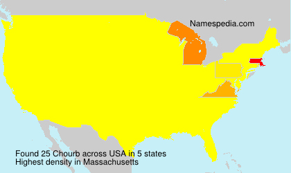 Surname Chourb in USA Surname Chourb in USA