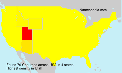Surname Chournos in USA Surname Chournos in USA