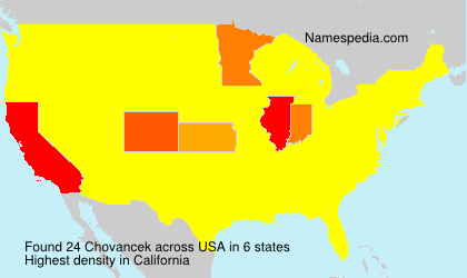 Surname Chovancek in USA Surname Chovancek in USA