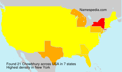 Surname Chowbhury in USA Surname Chowbhury in USA