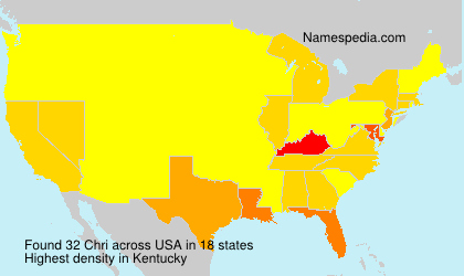 Surname Chri in USA Surname Chri in USA