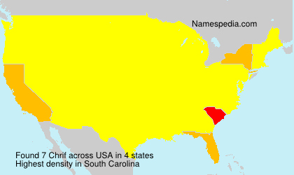 Surname Chrif in USA Surname Chrif in USA