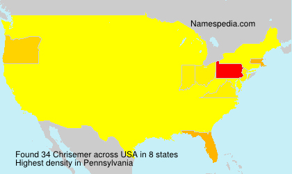 Surname Chrisemer in USA Surname Chrisemer in USA