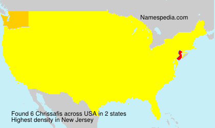 Surname Chrissafis in USA Surname Chrissafis in USA