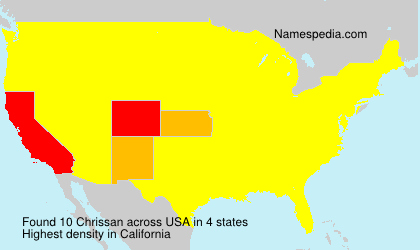 Surname Chrissan in USA Surname Chrissan in USA