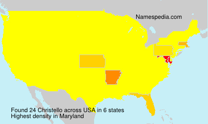 Surname Christello in USA Surname Christello in USA