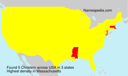 Surname Christern in USA Surname Christern in USA