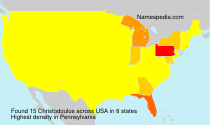 Surname Christodoulos in USA Surname Christodoulos in USA