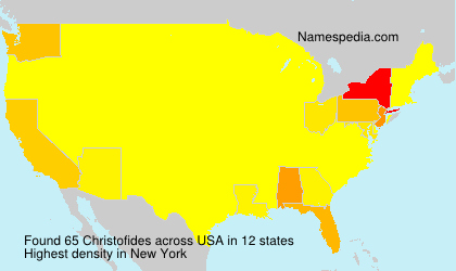 Surname Christofides in USA Surname Christofides in USA
