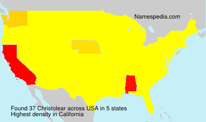 Surname Christolear in USA Surname Christolear in USA