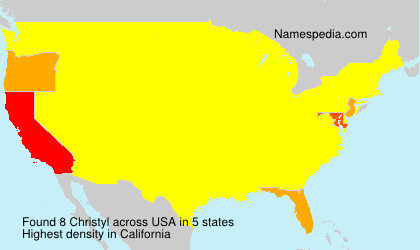 Surname Christyl in USA Surname Christyl in USA