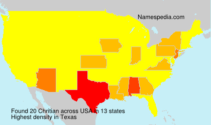 Surname Chritian in USA Surname Chritian in USA