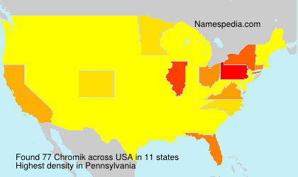Surname Chromik in USA Surname Chromik in USA