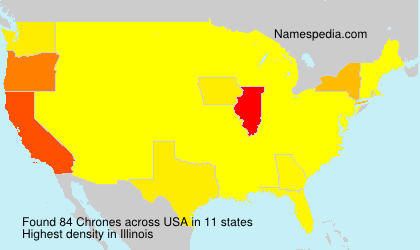 Surname Chrones in USA Surname Chrones in USA