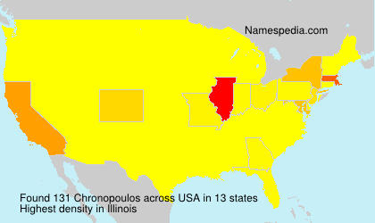 Surname Chronopoulos in USA Surname Chronopoulos in USA