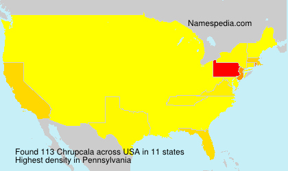 Surname Chrupcala in USA Surname Chrupcala in USA