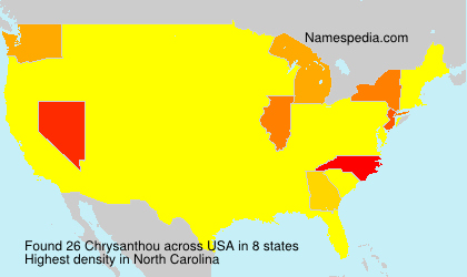Surname Chrysanthou in USA Surname Chrysanthou in USA