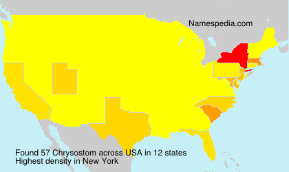 Surname Chrysostom in USA