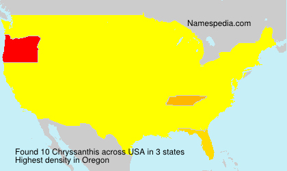 Surname Chryssanthis in USA Surname Chryssanthis in USA