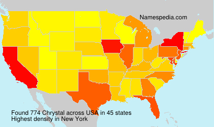 Surname Chrystal in USA Surname Chrystal in USA