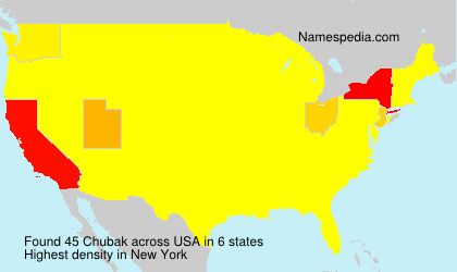 Surname Chubak in USA Surname Chubak in USA