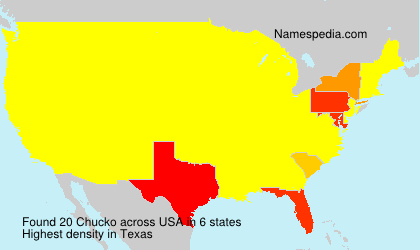 Surname Chucko in USA