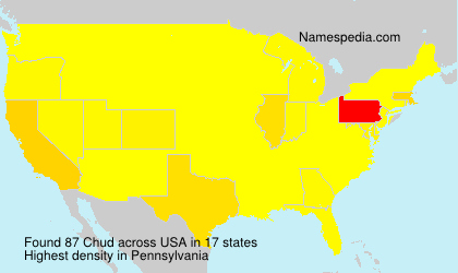 Surname Chud in USA Surname Chud in USA