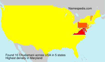 Surname Chudamani in USA Surname Chudamani in USA