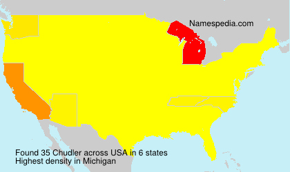 Surname Chudler in USA Surname Chudler in USA