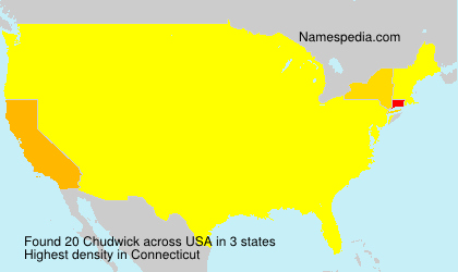 Surname Chudwick in USA Surname Chudwick in USA