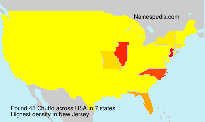 Surname Chuffo in USA Surname Chuffo in USA