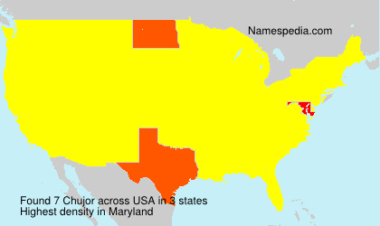 Surname Chujor in USA Surname Chujor in USA