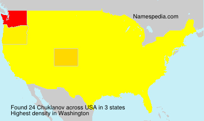 Surname Chuklanov in USA Surname Chuklanov in USA