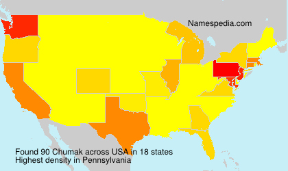 Surname Chumak in USA Surname Chumak in USA