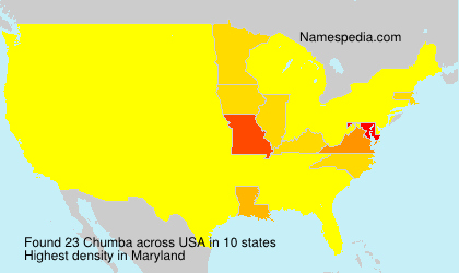 Surname Chumba in USA Surname Chumba in USA