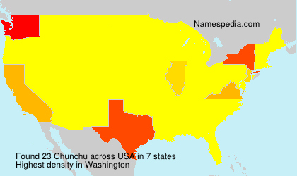 Surname Chunchu in USA Surname Chunchu in USA