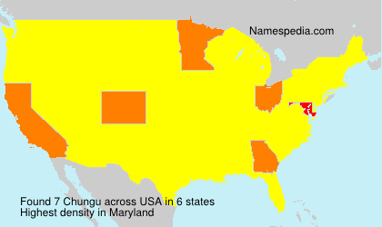 Surname Chungu in USA Surname Chungu in USA