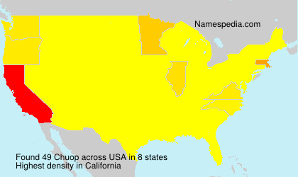 Surname Chuop in USA Surname Chuop in USA