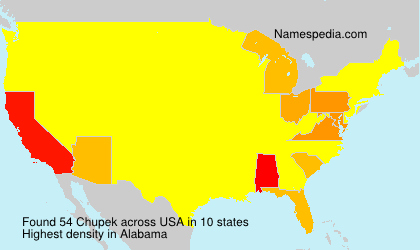 Surname Chupek in USA Surname Chupek in USA