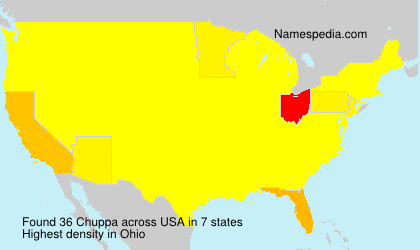 Surname Chuppa in USA Surname Chuppa in USA