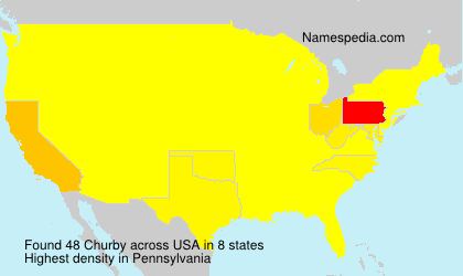 Surname Churby in USA Surname Churby in USA