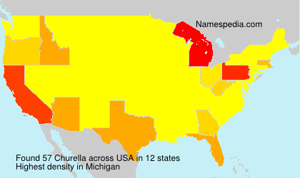 Surname Churella in USA Surname Churella in USA