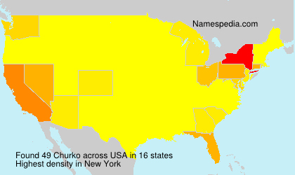 Surname Churko in USA Surname Churko in USA